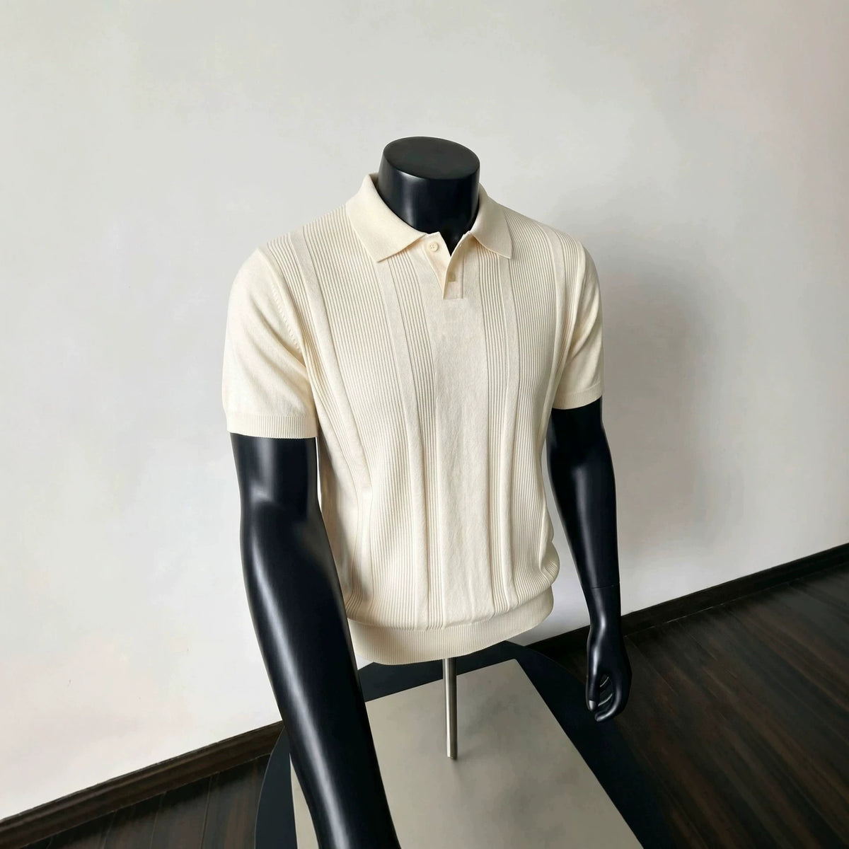 Polo homme en maille fine — ligne italienne