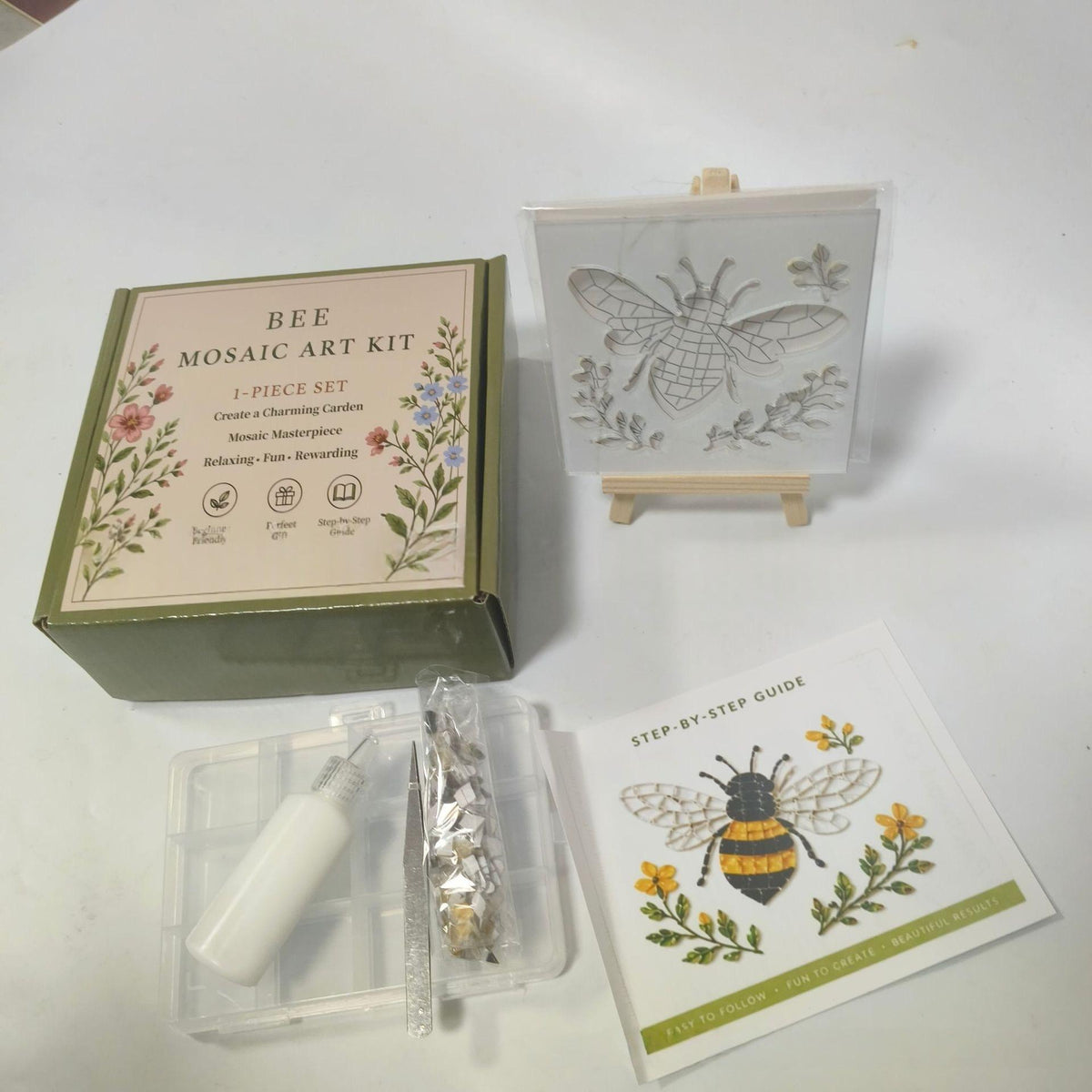 Kit de mosaïque autocollante — loisir créatif enfant et adul — coloris