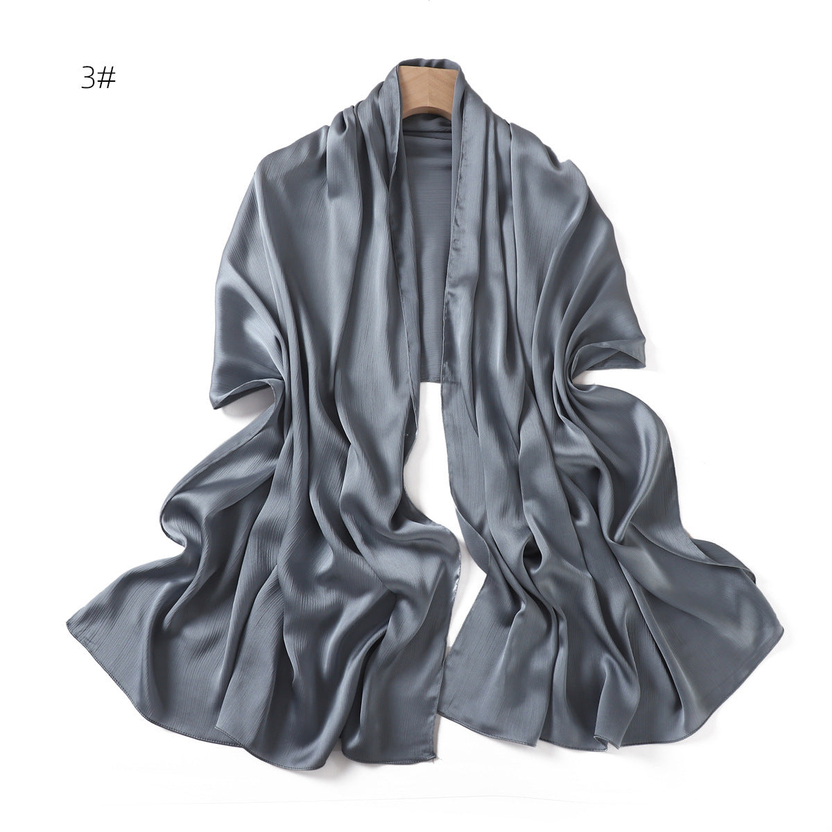 Châle d'été uni — tissage respirant, 15 coloris — coloris