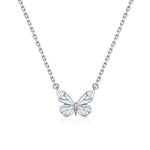 Papillon en argent 925 à émail phosphorescent — collier ou bracelet