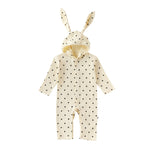 Combinaison à capuche oreilles de lapin — bébé — coloris