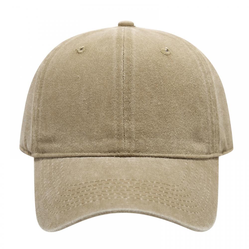 Casquette baseball en coton brodé — visière préformée — coloris