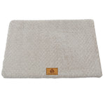 Tapis de couchage pour chien en peluche — motif écailles, du S au L