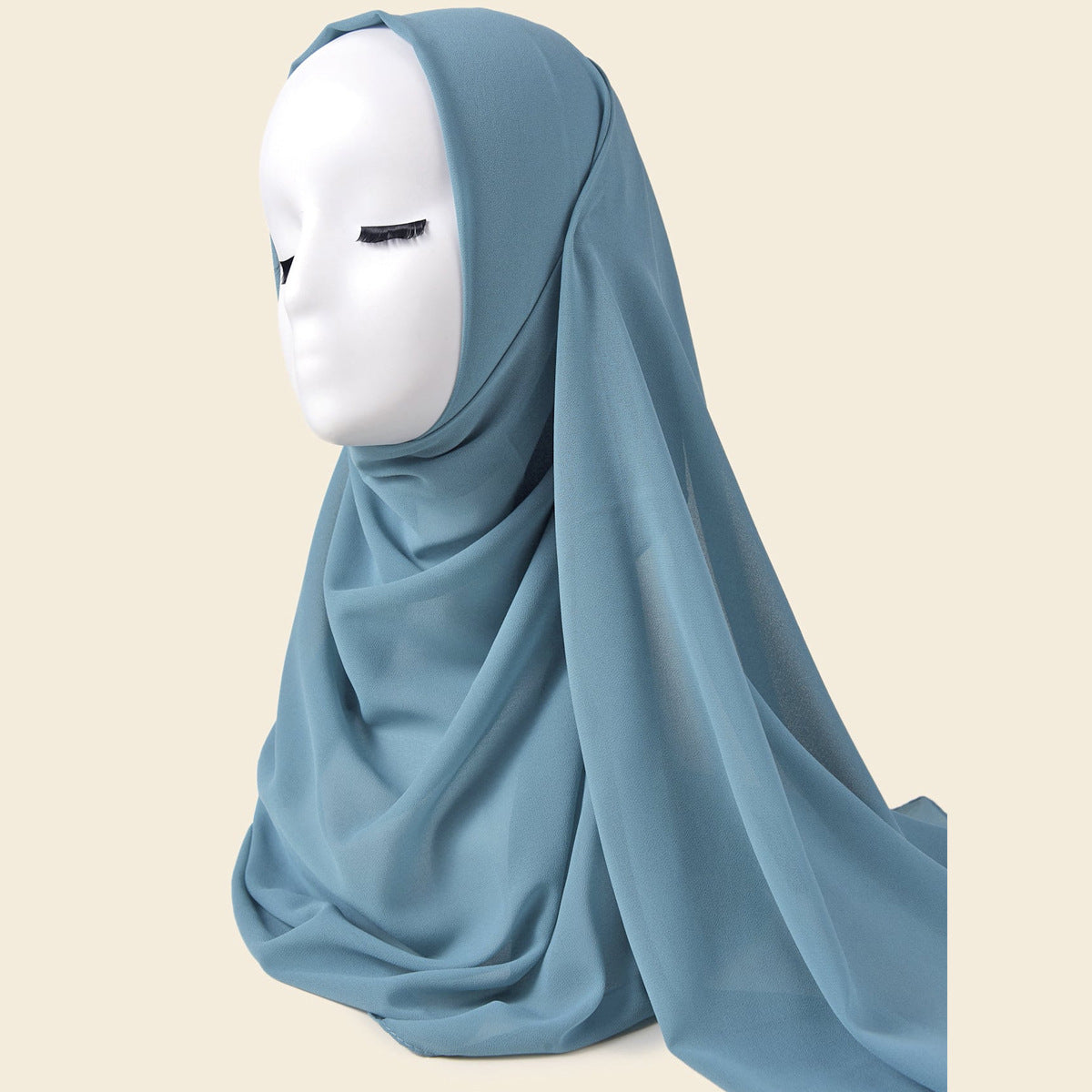 Foulard en mousseline à effet bulles — 8 coloris unis