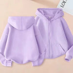 Sweat à capuche zippé enfant — fille ou garçon