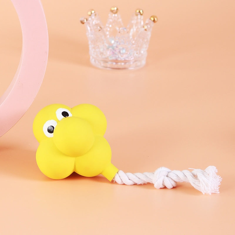 Balles à couiner en latex naturel, petits monstres — coloris