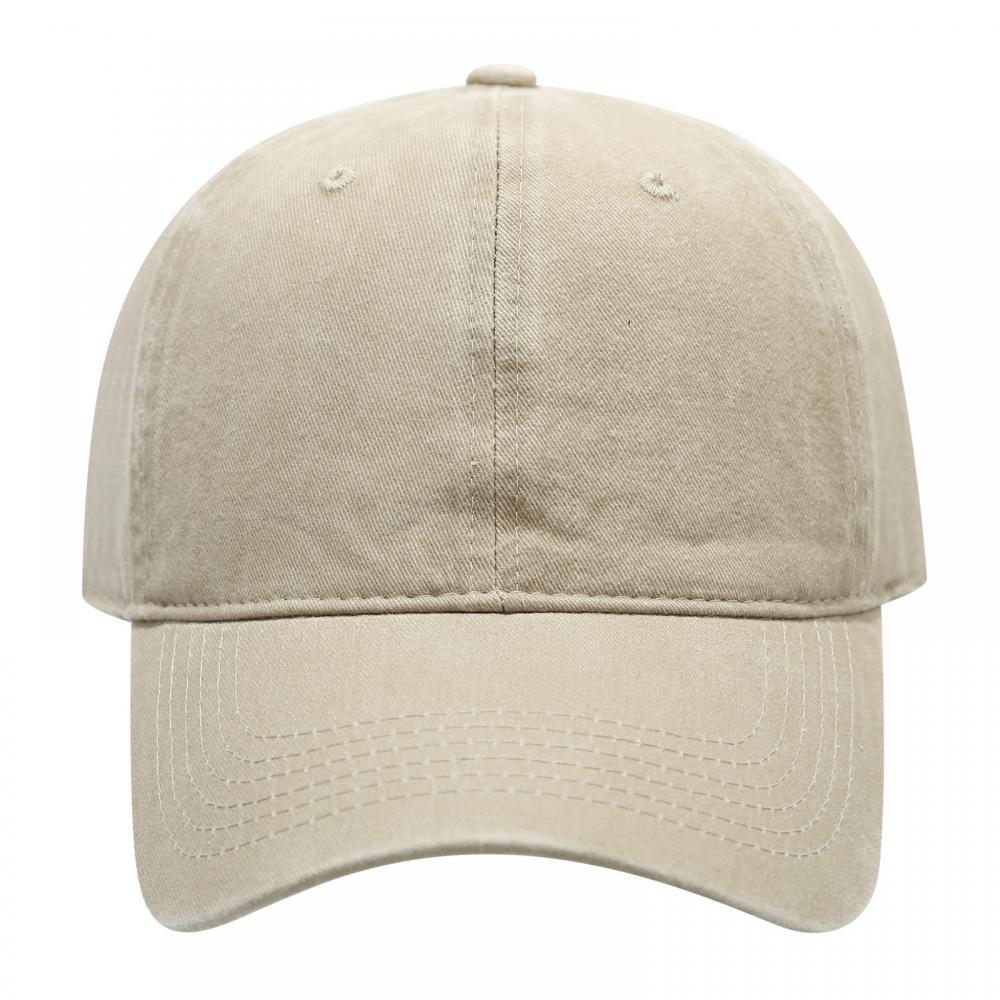 Casquette baseball en coton brodé — visière préformée