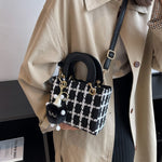 Sac en laine bouillie — noir ou blanc, toucher feutre