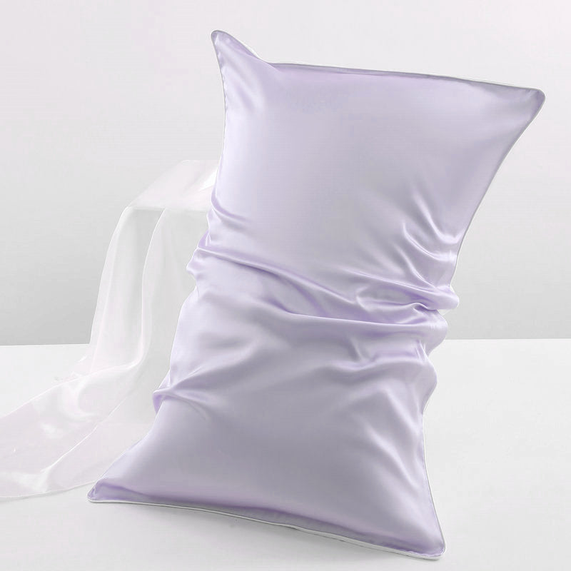 Taie d’oreiller en soie 16 mommes, uni — coloris