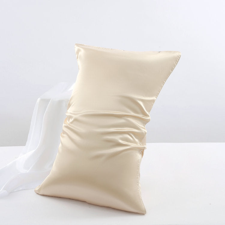 Taie d’oreiller en soie 16 mommes, uni — coloris