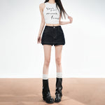 Jupe-short taille haute — short intégré anti-remontée