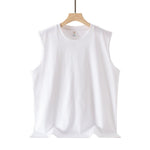 Débardeur homme uni, coupe ample — coton d’été — coloris