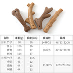 Bâtons à mâcher en fibre de bois, quatre formes