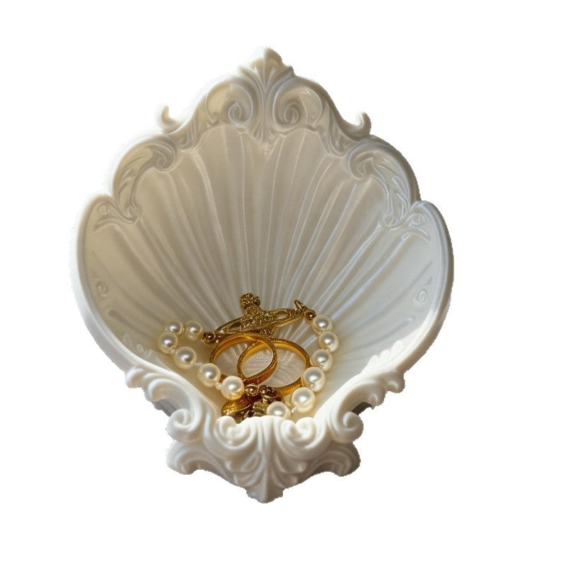 Vide-poche coquillage à décor rocaille, imprimé 3D