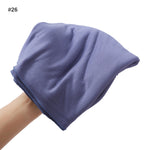 Turban en coton mercerisé grande taille — 33 coloris unis — coloris