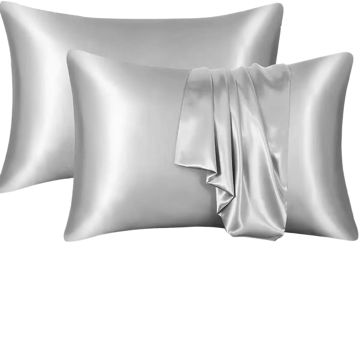 Taie d’oreiller en satin, toucher soyeux