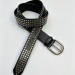 Ceinture noir et blanc à ligne minimaliste