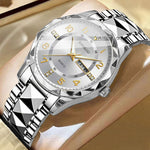 Montre homme à double calendrier et index lumineux — coloris