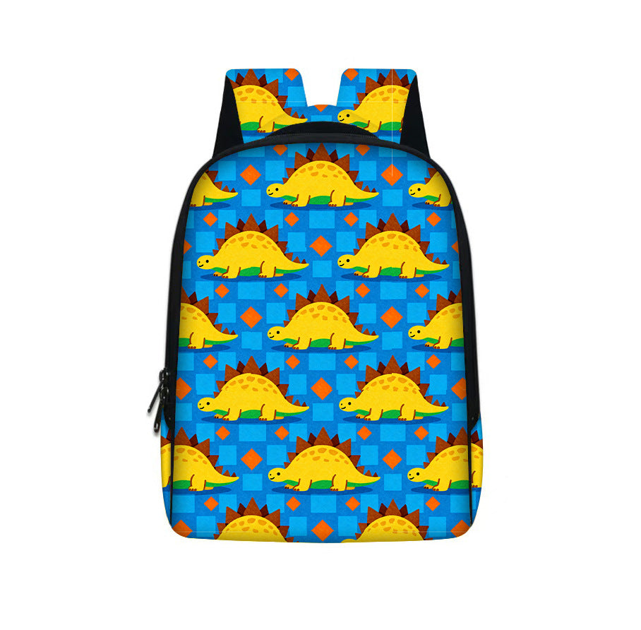 Sac à dos enfant à motif dinosaure — grande contenance — coloris
