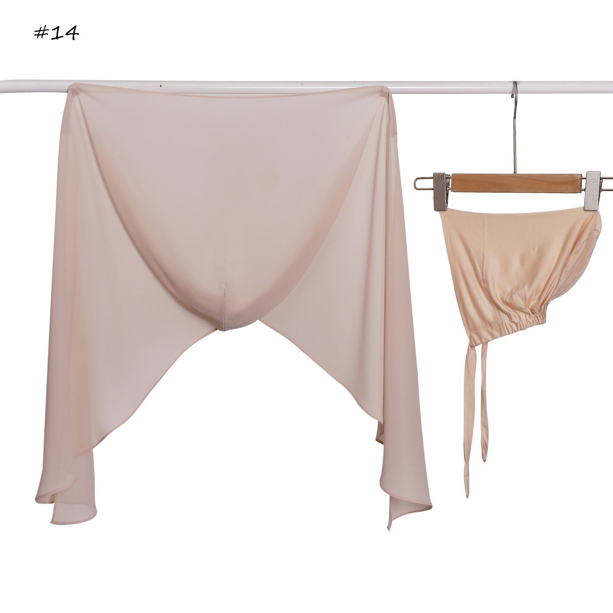 Ensemble capuche et foulard assortis — fermeture magnétique, — coloris