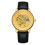 Montre mécanique à remontage manuel, cadran squelette — coloris