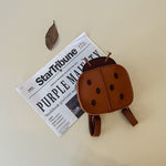 Mini sac à dos coccinelle en simili — maternelle