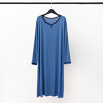 Peignoir long sous le genou — tombé souple