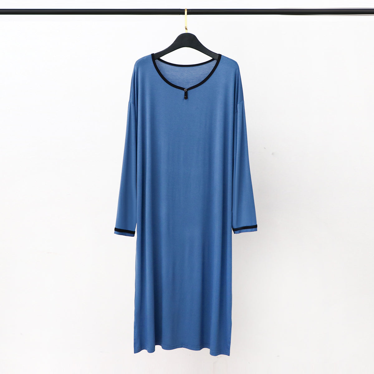 Peignoir long sous le genou — tombé souple