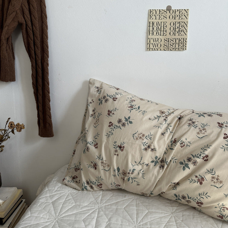 Taies d'oreiller en coton lavé — vendues par paire, 48 × 74  — coloris