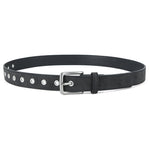 Ceinture femme mate à boucle ardillon — surface résistante