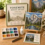 Kit de mosaïque autocollante — loisir créatif enfant et adul — coloris