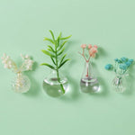 Mini vases magnétiques en céramique, lot de cinq