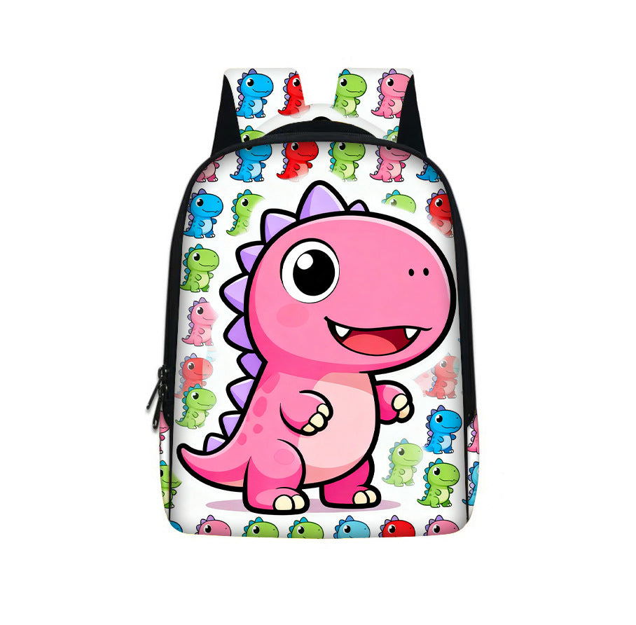 Sac à dos enfant à motif dinosaure — grande contenance — coloris