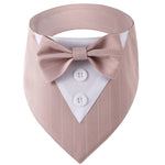 Bandana chien façon smoking — nœud papillon amovible — coloris
