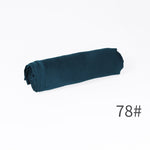 Écharpe unie en mélange coton-lin — respirante, 28 coloris — coloris