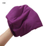 Turban en coton mercerisé grande taille — 33 coloris unis — coloris