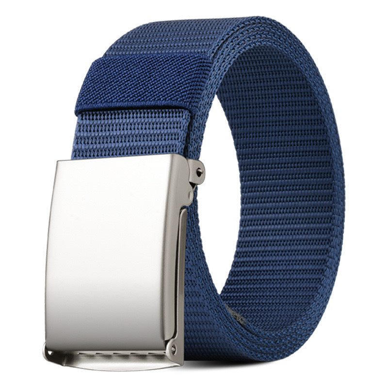 Ceinture mixte en sangle nylon, boucle à cliquet