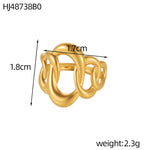 Bague matelassée en acier titane — motif losange