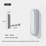 Patère murale en aluminium, ligne scandinave — coloris