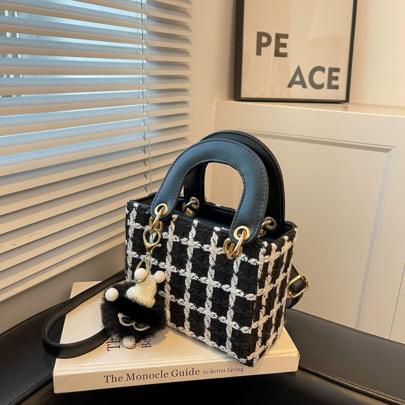 Sac en laine bouillie — noir ou blanc, toucher feutre