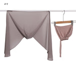 Ensemble capuche et foulard assortis — fermeture magnétique, — coloris