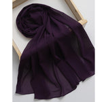 Foulard en mousseline à effet bulles — 8 coloris unis