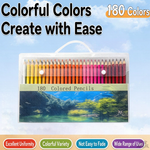 Crayons de couleur à l’huile — 180 teintes