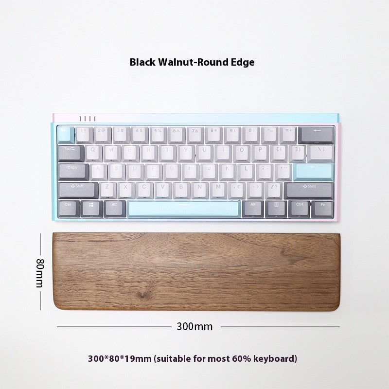 Repose-poignet en bois pour clavier et souris