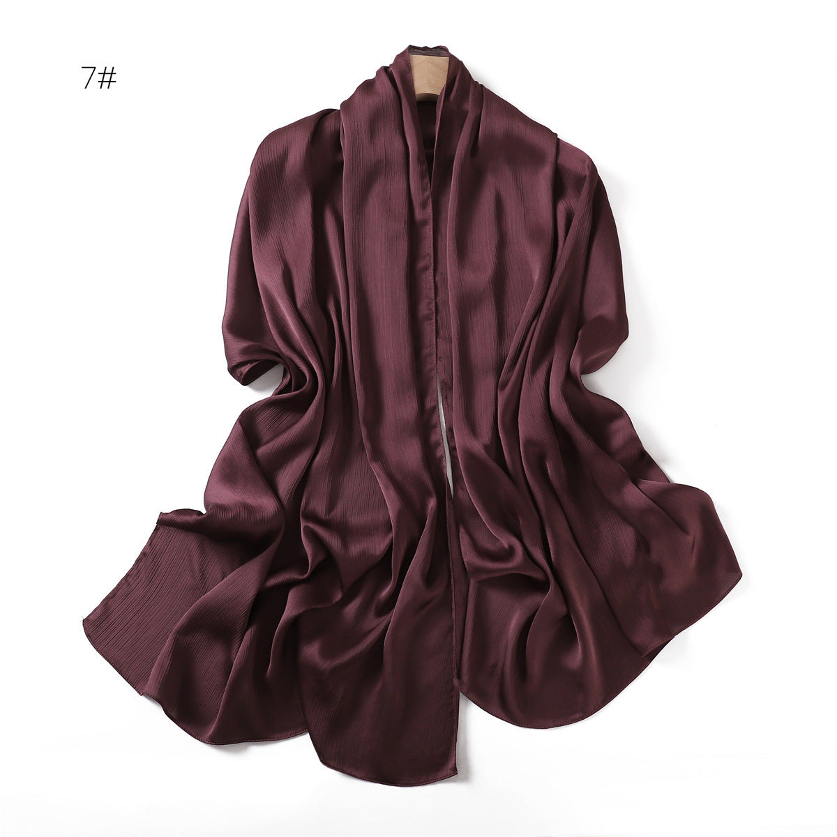 Châle d'été uni — tissage respirant, 15 coloris — coloris