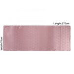 Foulard long en satin jacquard — motif tissé, 12 coloris