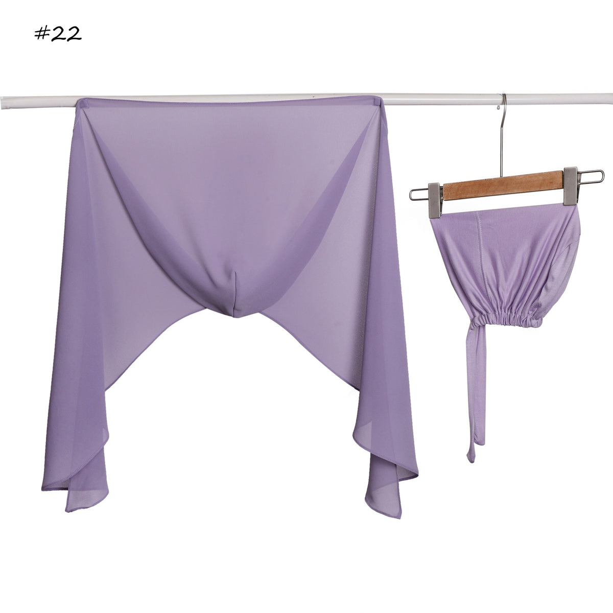Ensemble capuche et foulard assortis — fermeture magnétique, — coloris