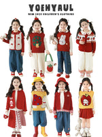 Sous-pull fille à col montant — motif brodé