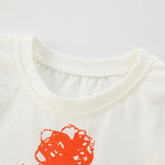 T-shirt enfant col rond à motif — coupe classique