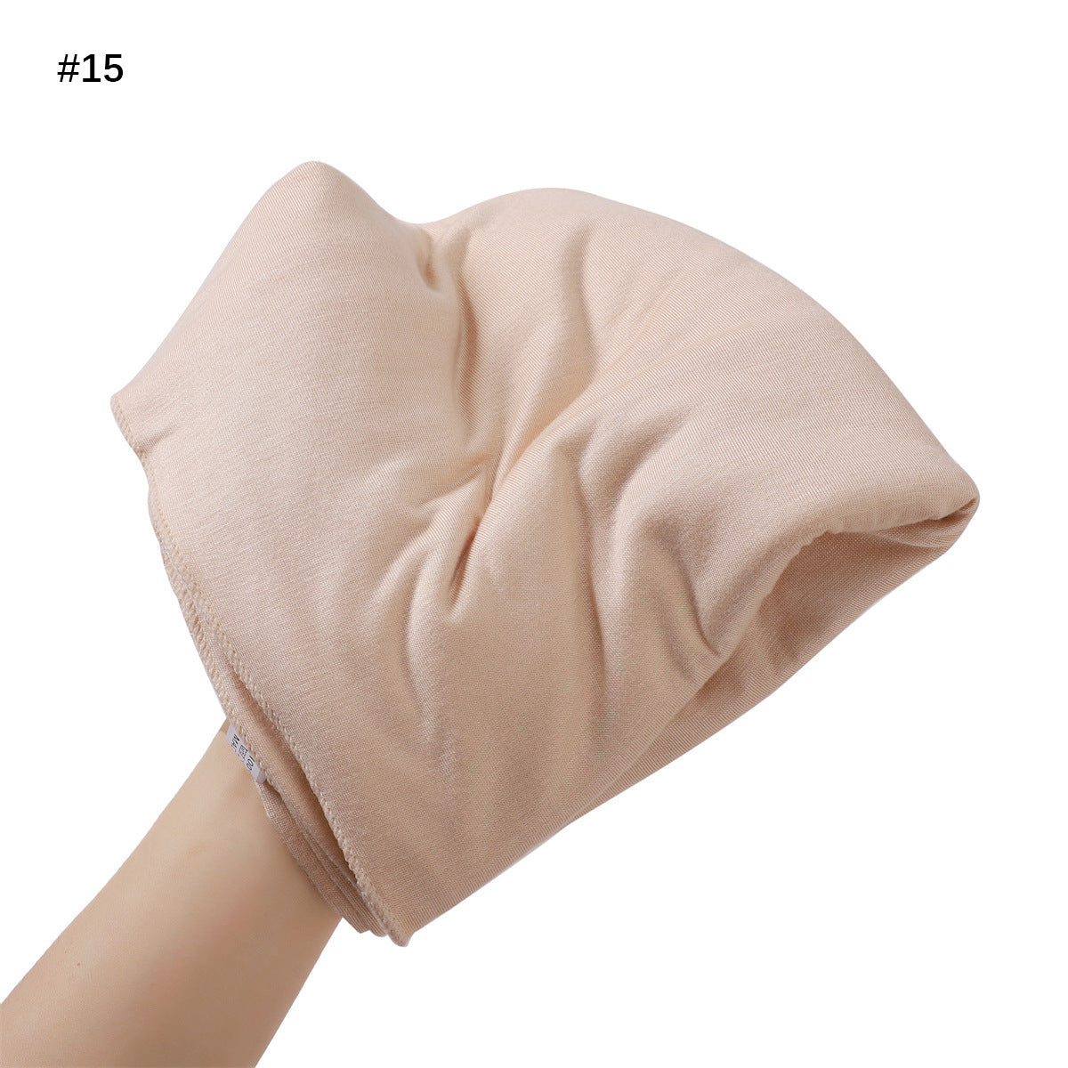 Turban en coton mercerisé grande taille — 33 coloris unis — coloris